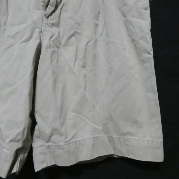 Khaki Casual Shorts | size 34 | 100% Cotton - Picture 7 of 13